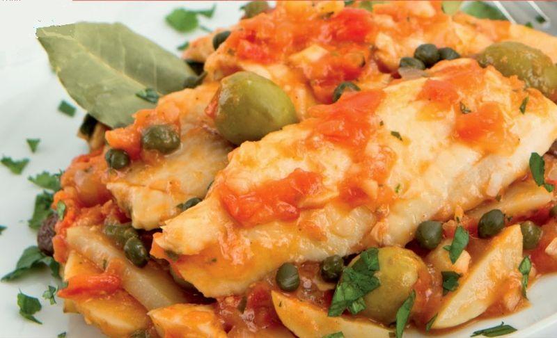 Filé de Merluza ao forno