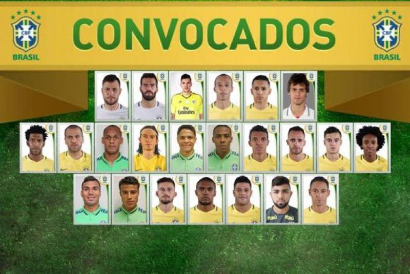 Dunga anuncia os 23 convocados para a Copa América Centenário