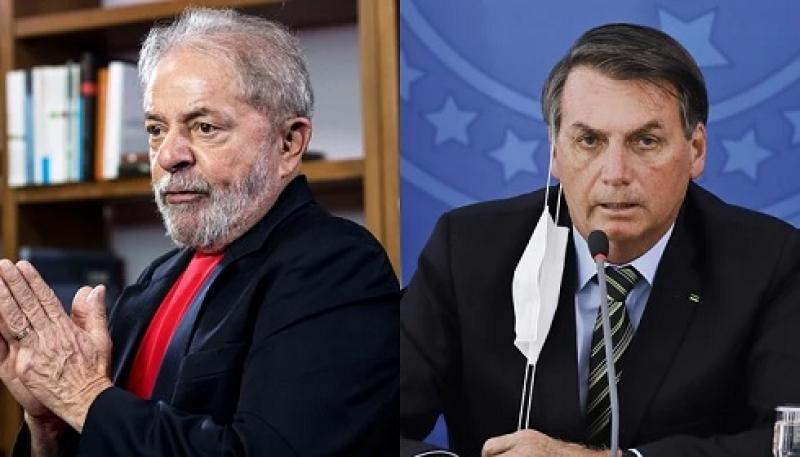Lula e Bolsonaro estão tecnicamente empatados para 2022, diz pesquisa