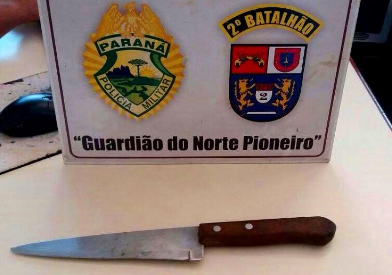 Após roubar bicicleta e esfaquear cidadão, indivíduo leva tiro da PM em Cambará