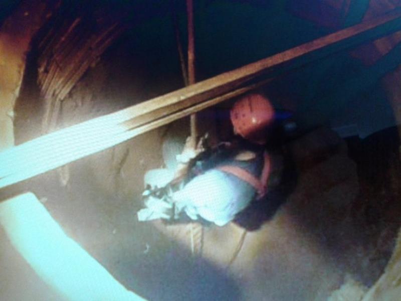 Rapaz é resgatado de poço de 35 metros em São Jerônimo da Serra