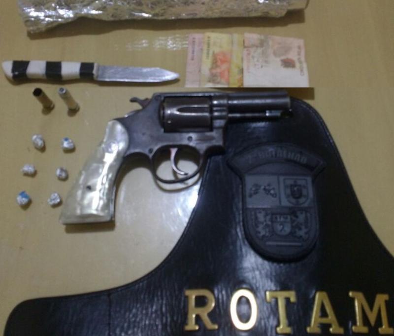 Polícia Militar apreende arma de fogo em Santo Antônio da Platina