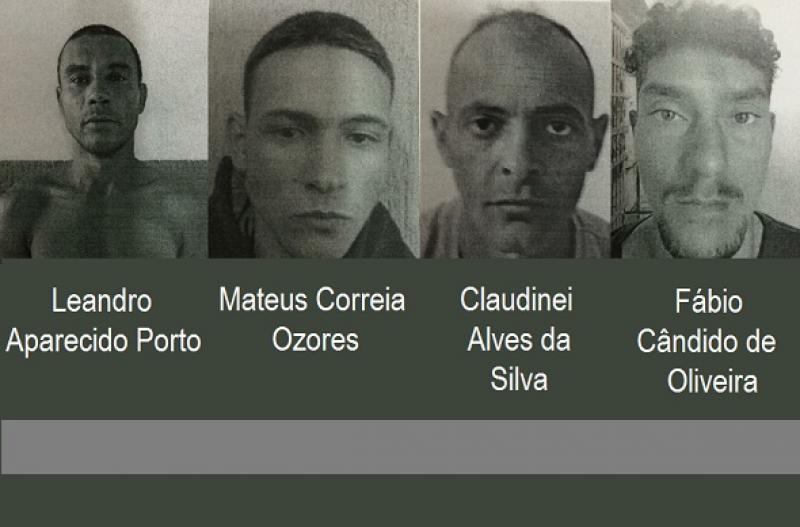 Quatro presos fogem da cadeia de Cambará