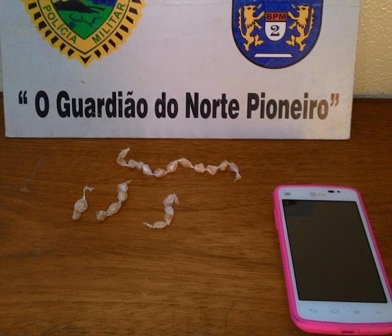 Polícia Militar apreende drogas em Santo Antônio da Platina