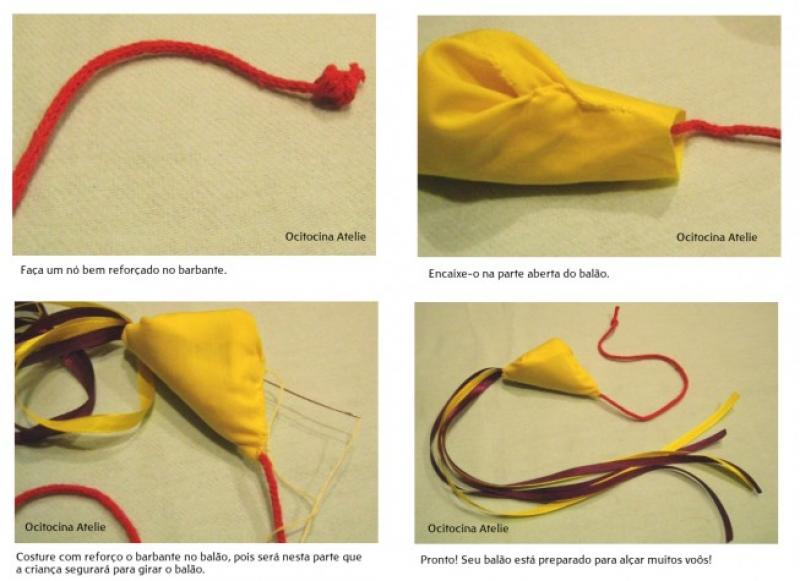 Faça um balão para comemorar o dia de São João!