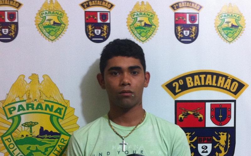 Acusado de assaltar Casa Lotérica é preso pela PM de Santo Antônio da Platina