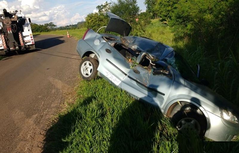 Motorista “desaparece” após grave acidente na BR-153