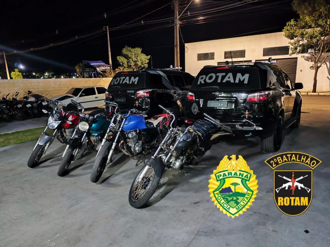Joaquim Távora: Rotam apreende drogas e motocicletas durante ação policial