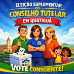 PUBLICADO EDITAL PARA ELEIÇÃO SUPLEMENTAR DO CONSELHO TUTELAR EM QUATIGUÁ
