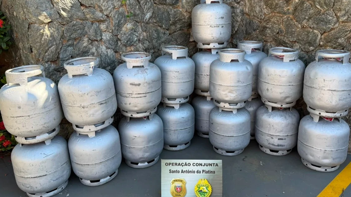 Polícia Civil prende homem em flagrante por manter depósito clandestino para revenda de botijões de gás