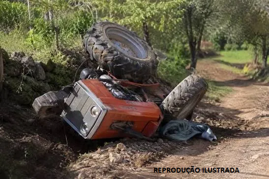 Homem morre após acidente com trator na área rural de Ventania