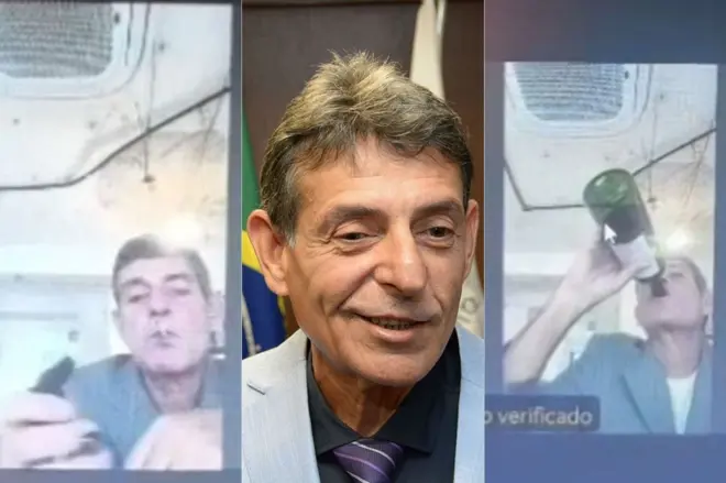 Juiz fuma e ‘vira’ garrafa de vinho durante audiência no TJMG