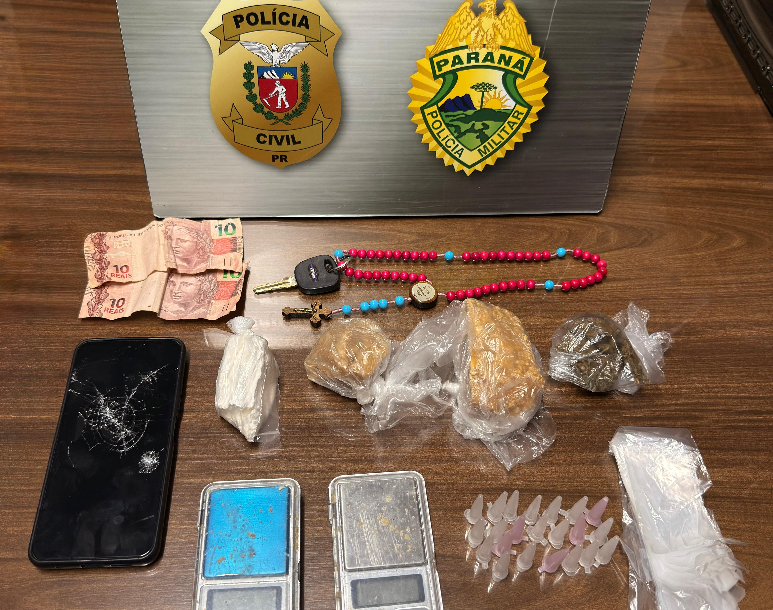 Casal é preso com crack e cocaína durante operação policial