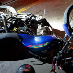 Motociclista morre após se envolver em dois acidentes na madrugada deste domingo em Jacarezinho.