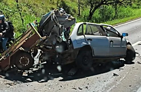 Acidente com morte provoca lentidão na PR-092