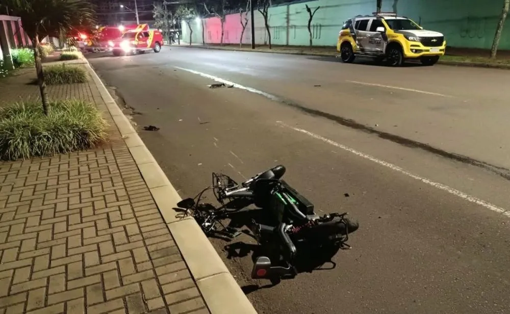 Adolescente de 17 anos morre após acidente com moto elétrica em Cascavel