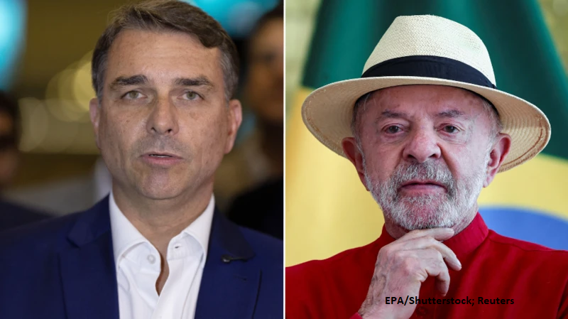 Pesquisa Quaest aponta Flávio Bolsonaro à frente de Lula no segundo turno, mas indica empate técnico