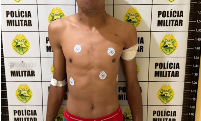 Adolescente é apreendido após tentativa de roubo a posto de combustíveis, em Santo Antônio da Platina