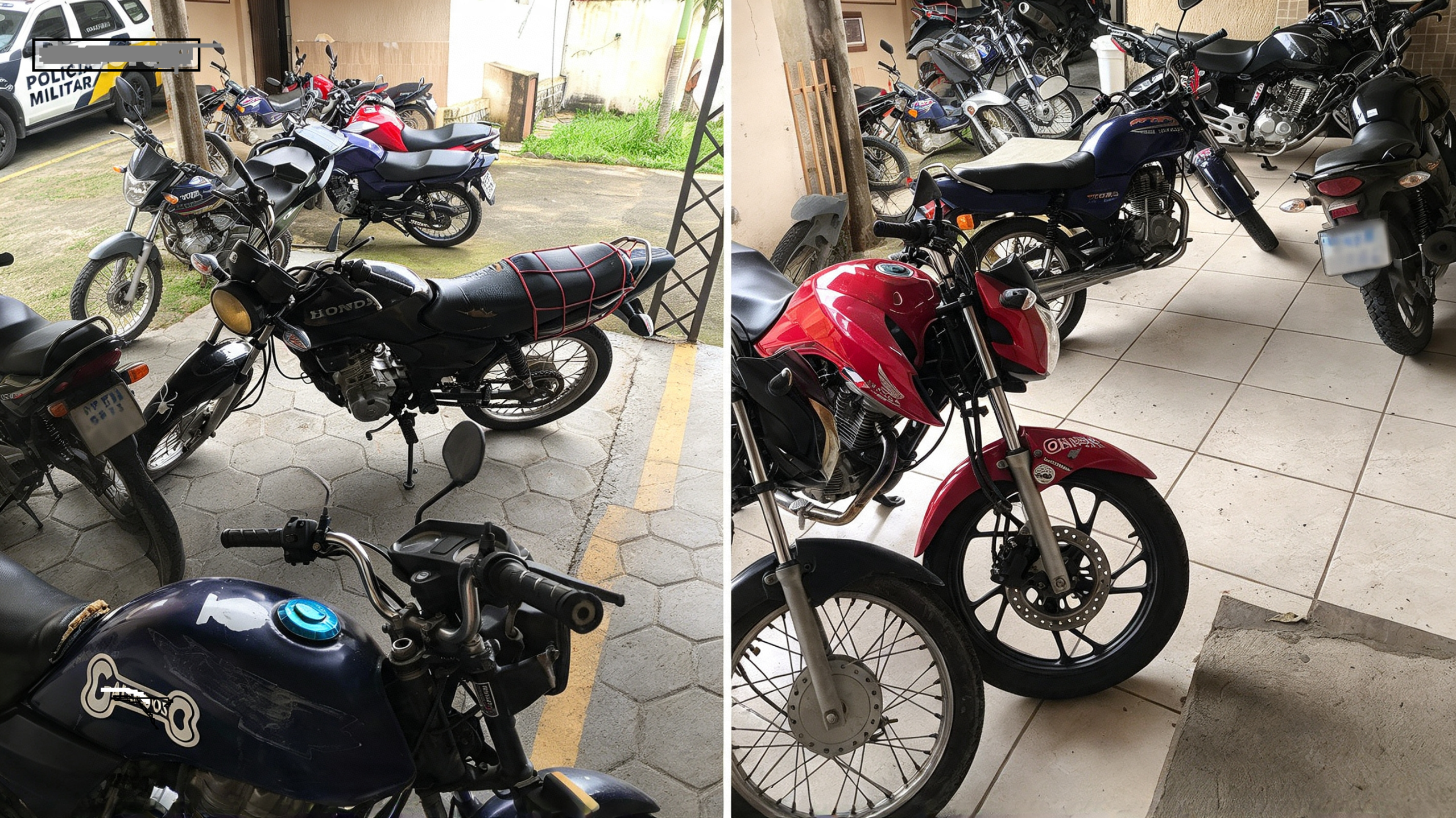 Polícia Militar apreende 12 motocicletas em operações realizadas em Quatiguá