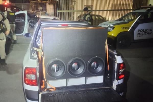 Polícia Militar intensifica fiscalização e apreende equipamentos de som em três cidades do Norte Pioneiro