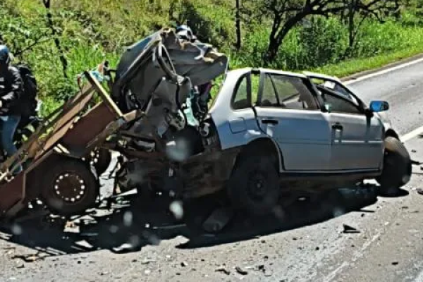 Acidente com morte provoca lentidão na PR-092