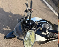 Motociclista fica ferido em acidente na PR-092, em Joaquim Távora