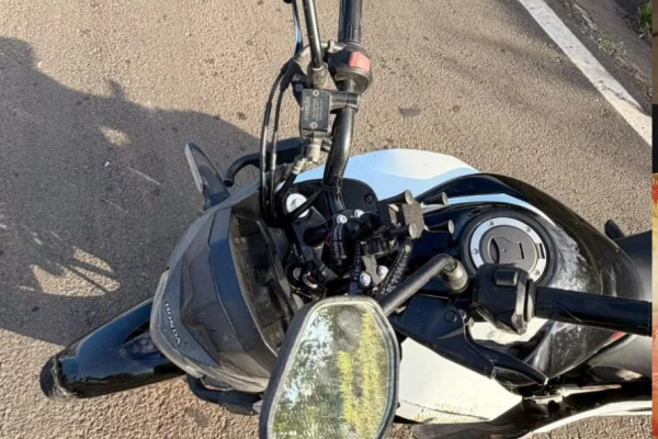 Motociclista fica ferido em acidente na PR-092, em Joaquim Távora