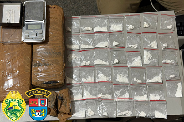 Polícia Militar prende três pessoas por tráfico de drogas em Salto do Itararé