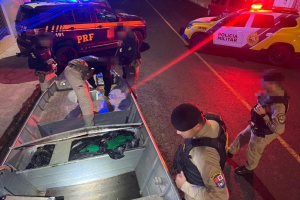 Ação conjunta entre Polícia Militar e Polícia Rodoviária Federal apreende 284 kg de maconha em Joaquim Távora