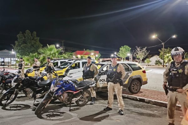 Polícia Militar apreende sete motos e um carro durante operação em Quatiguá