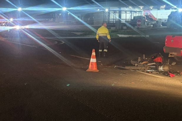 Acidente deixa motociclista ferido em Joaquim Távora