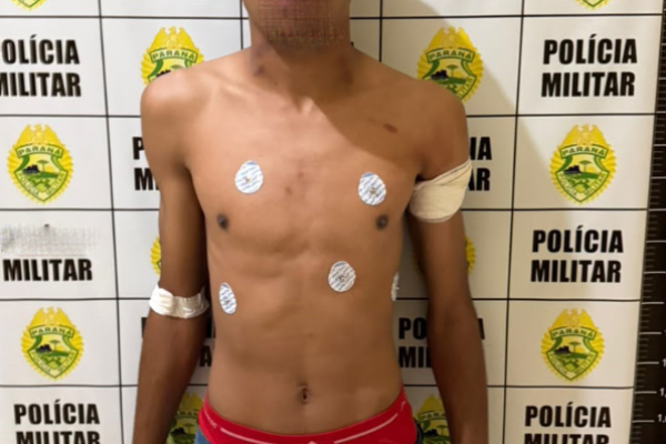 Adolescente é apreendido após tentativa de roubo a posto de combustíveis, em Santo Antônio da Platina