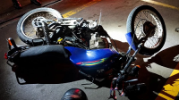 Motociclista morre após se envolver em dois acidentes na madrugada deste domingo em Jacarezinho.