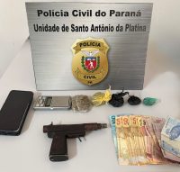 Polícia Civil prende casal por tráfico de drogas em Santo Antônio da Platina